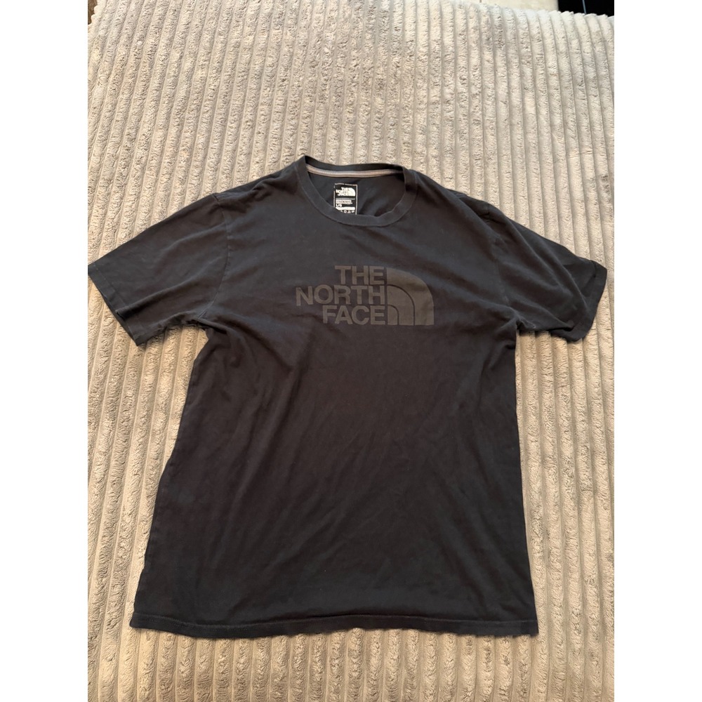 The North Face Mens Black Graphic Logo Short Sleeve T-Shirt Large L